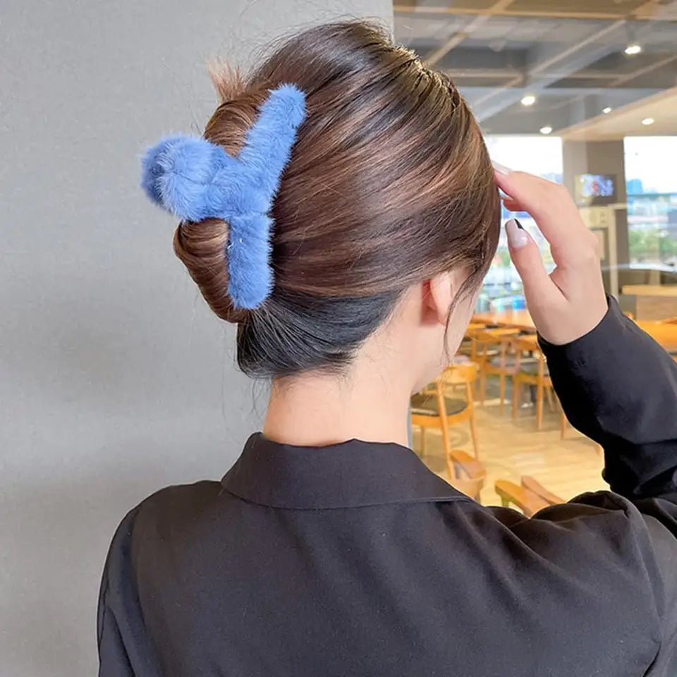 Plush Claw Clip